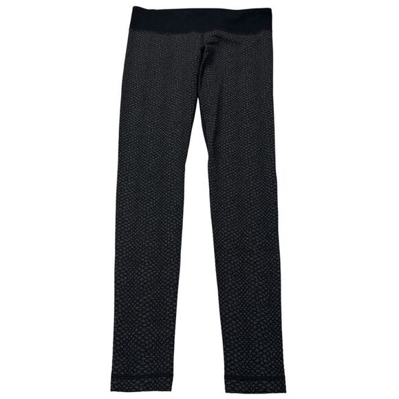 Under Armour Womens MEDIUM ColdGear Compression Leggings Black Patterned 1242264 - Picture 1 of 5